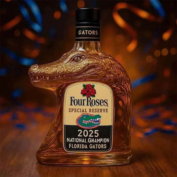 Cálice de whisky em forma de crocodilo