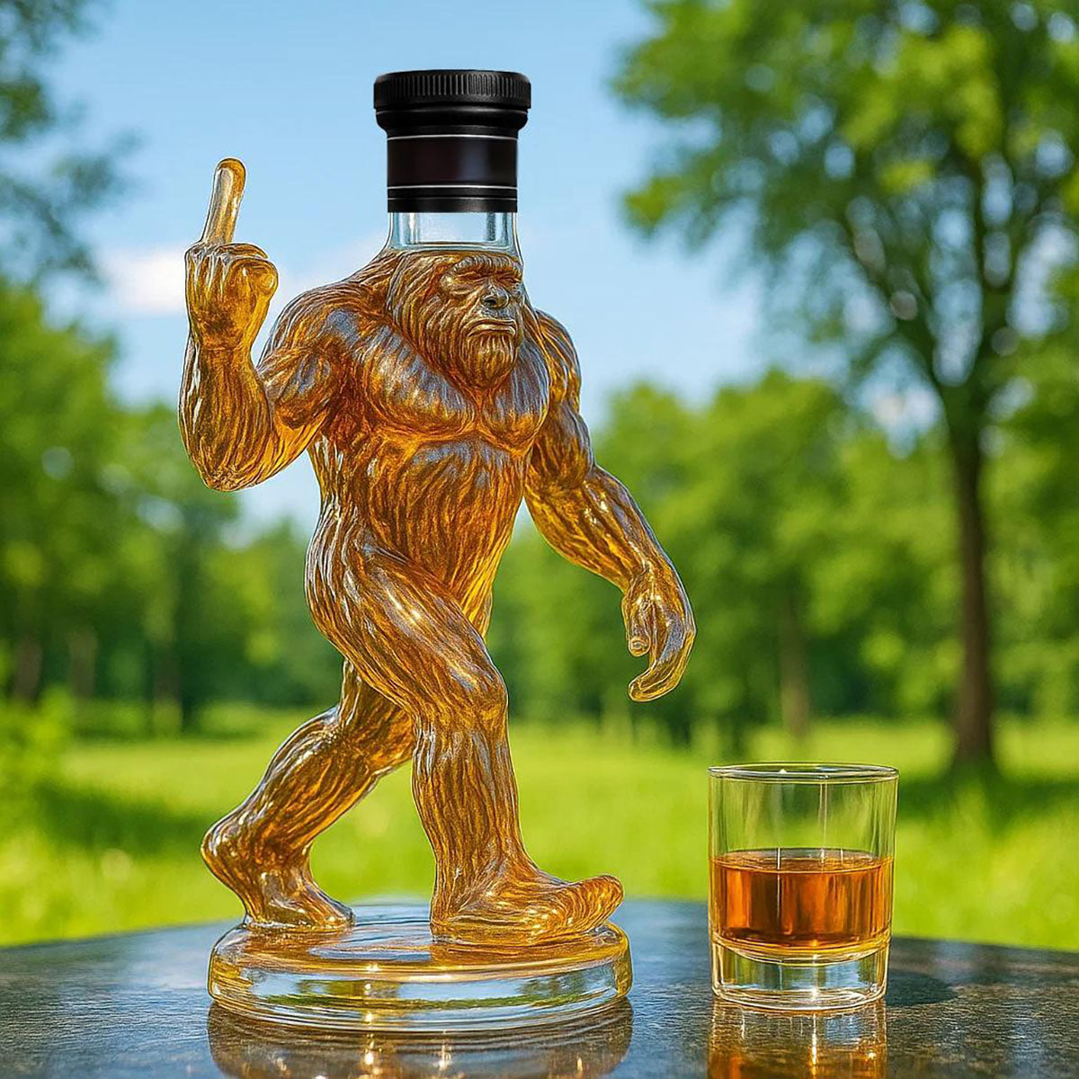 Bigfoot | Garrafa de whisky engraçada Bigfoot