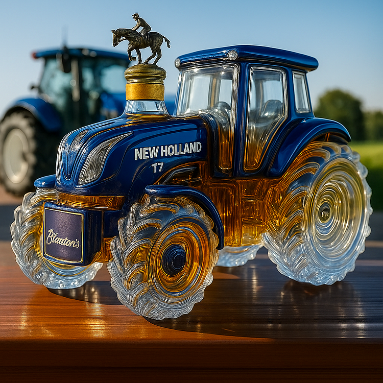 Garrafa de whisky clássica - Trator New Holland T7